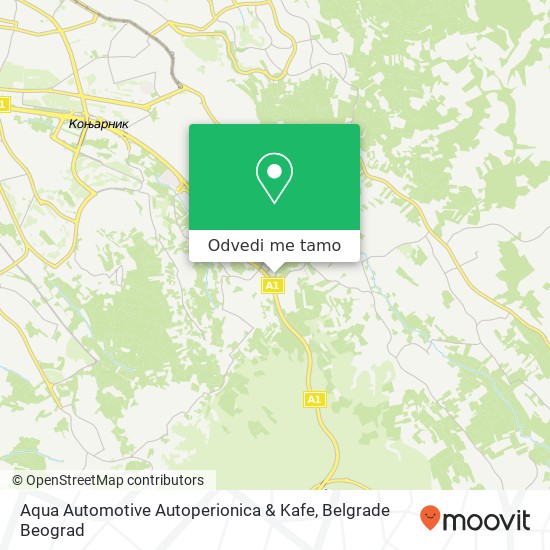 Aqua Automotive Autoperionica & Kafe mapa