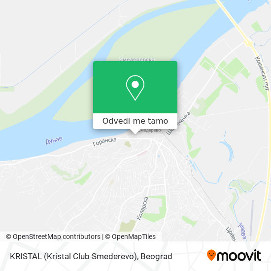 KRISTAL (Kristal Club Smederevo) mapa