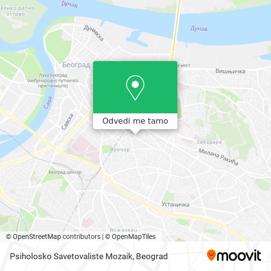 Psiholosko Savetovaliste Mozaik mapa