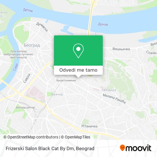 Frizerski Salon Black Cat By Dm mapa
