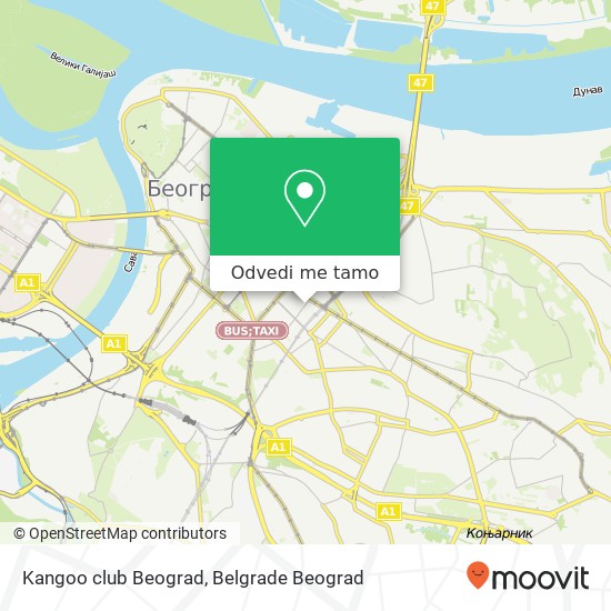 Kangoo club Beograd mapa