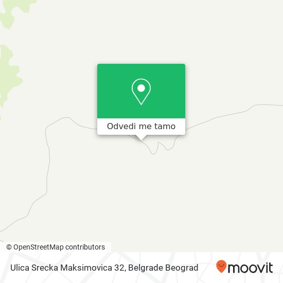 Ulica Srecka Maksimovica 32 mapa