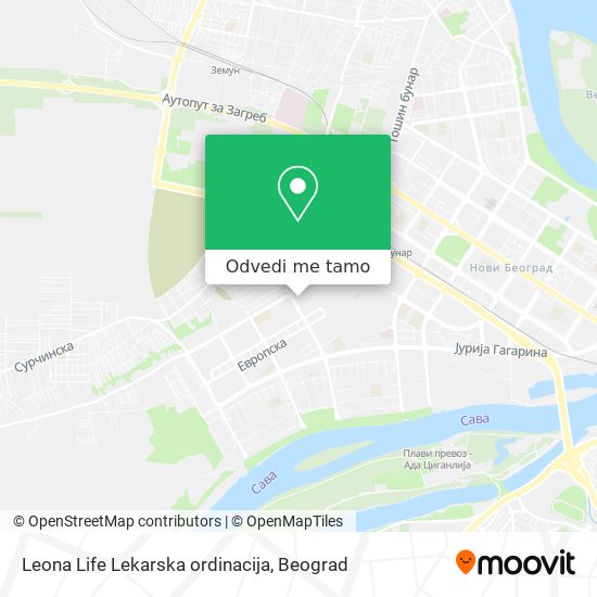 Leona Life Lekarska ordinacija mapa
