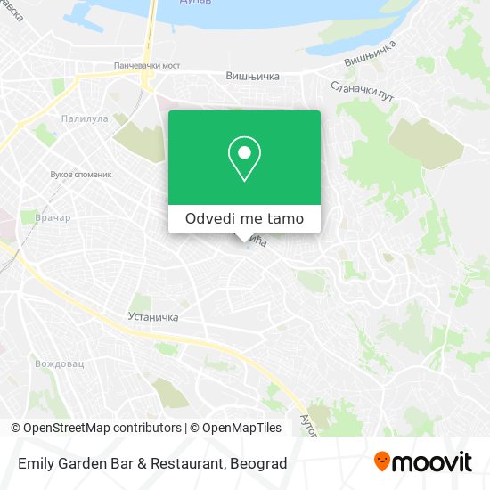 Emily Garden Bar & Restaurant mapa