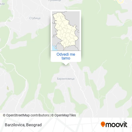 Barzilovica mapa