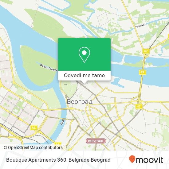 Boutique Apartments 360 mapa