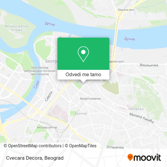 Cvecara Decora mapa