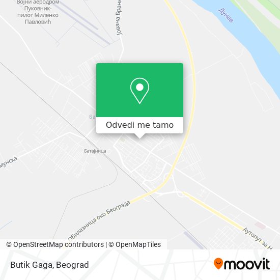 Butik Gaga mapa