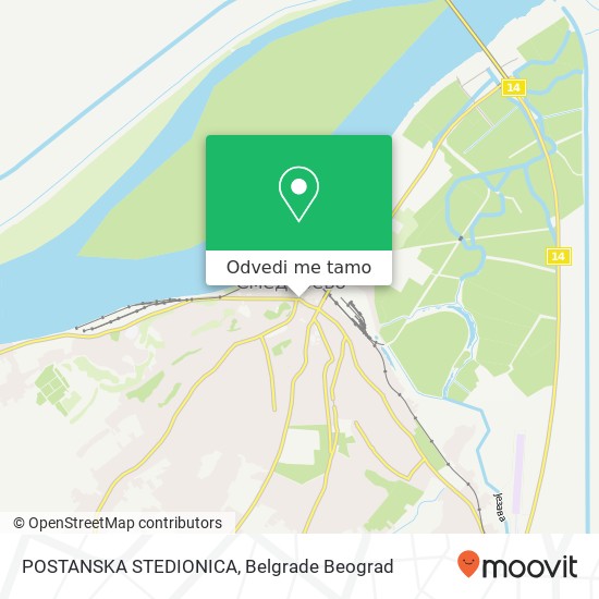 POSTANSKA STEDIONICA mapa