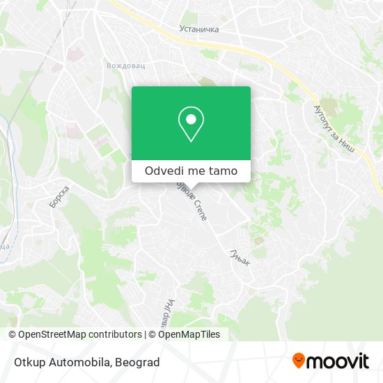 Otkup Automobila mapa