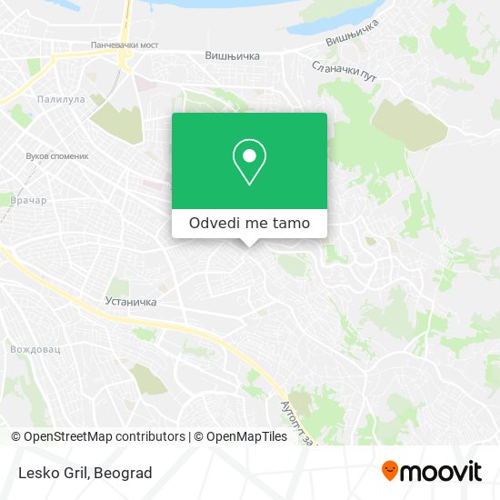 Lesko Gril mapa