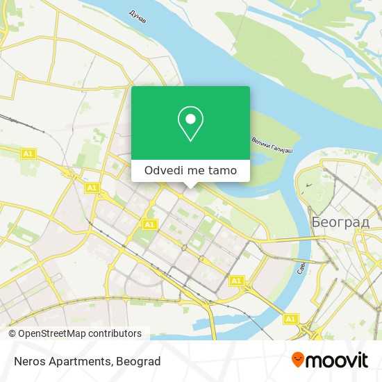 Neros Apartments mapa