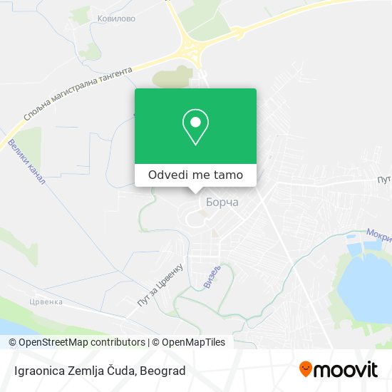 Igraonica Zemlja Čuda mapa