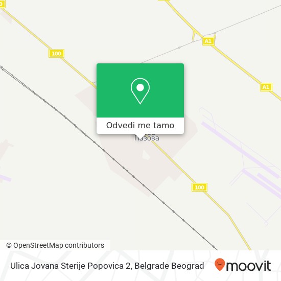 Ulica Jovana Sterije Popovica 2 mapa