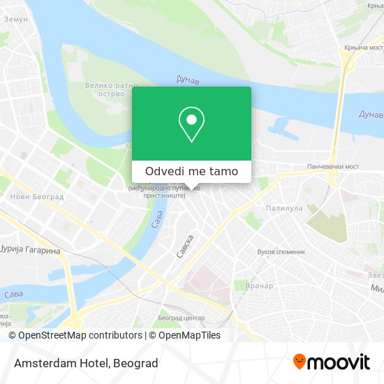 Amsterdam Hotel mapa