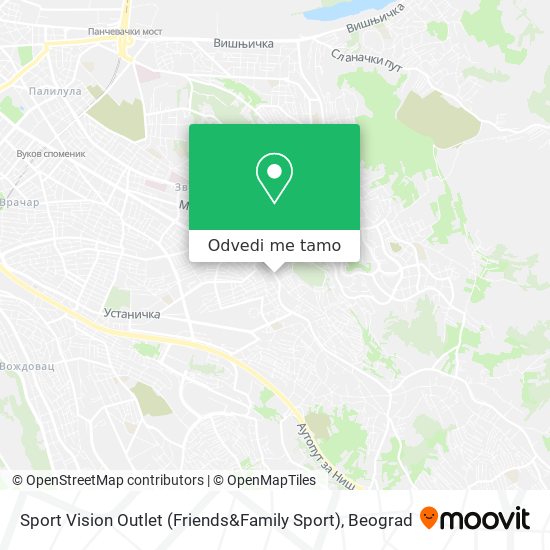 Sport Vision Outlet (Friends&Family Sport) mapa