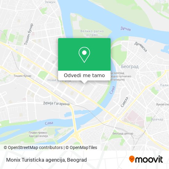 Monix Turisticka agencija mapa