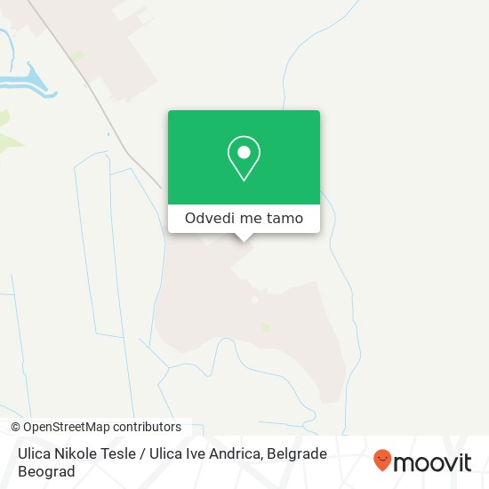 Ulica Nikole Tesle / Ulica Ive Andrica mapa