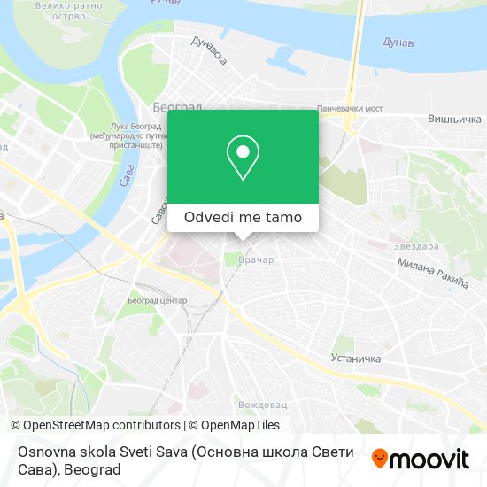 Osnovna skola Sveti Sava (Основна школа Свети Сава) mapa