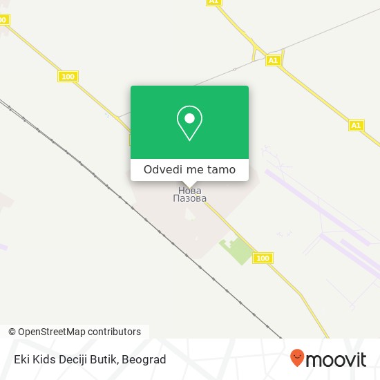 Eki Kids Deciji Butik mapa