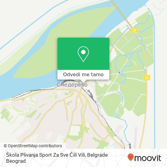 Škola Plivanja Sport Za Sve Čili Vili mapa