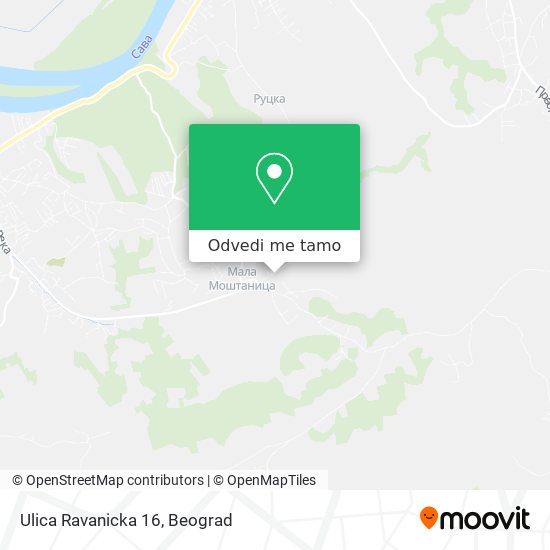 Ulica Ravanicka 16 mapa