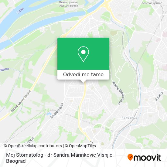 Moj Stomatolog - dr Sandra Marinkovic Visnjic mapa