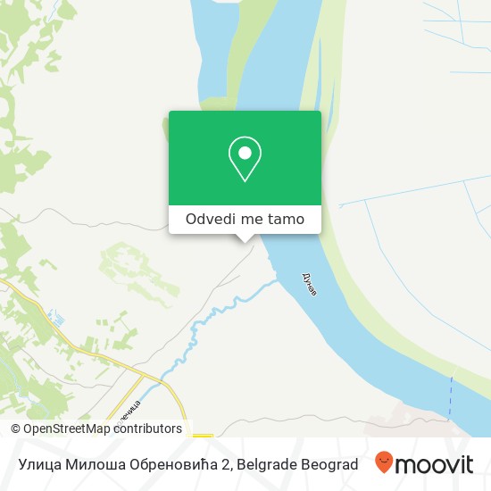 Улица Милоша Обреновића 2 mapa