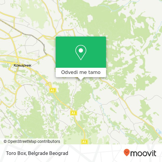 Toro Box mapa