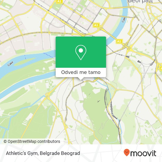 Athletic's Gym mapa