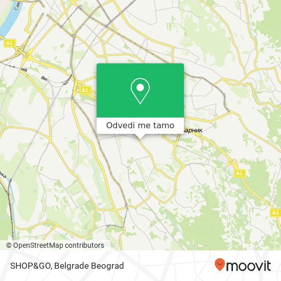 SHOP&GO mapa