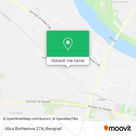 Ulica Borhesova 27А mapa