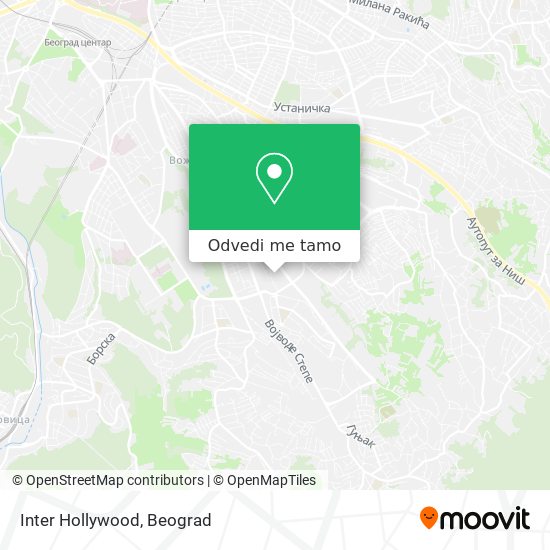 Inter Hollywood mapa