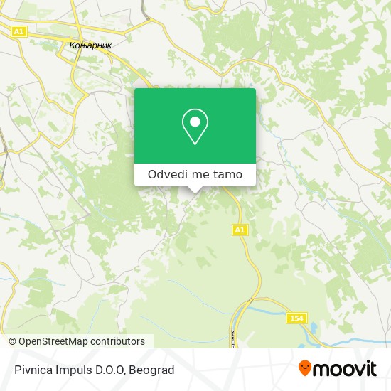 Pivnica Impuls D.O.O mapa