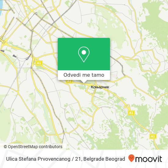 Ulica Stefana Prvovencanog / 21 mapa