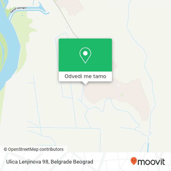 Ulica Lenjinova 98 mapa