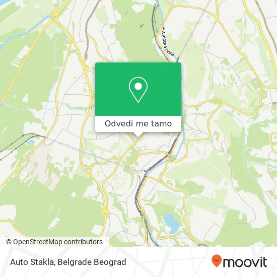 Auto Stakla mapa