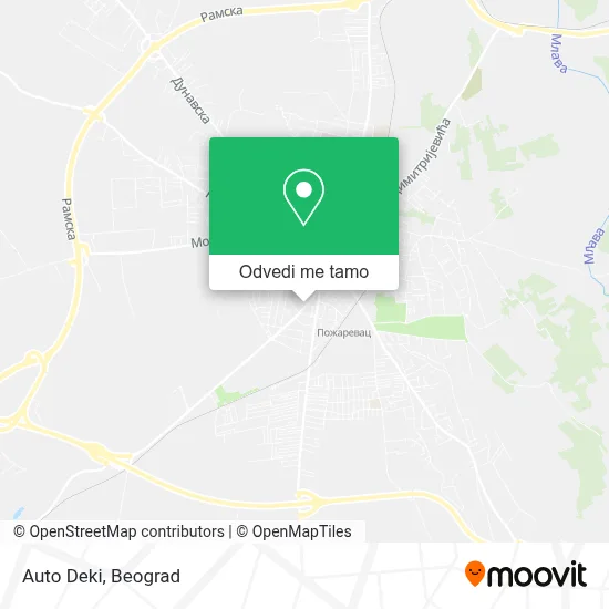 Auto Deki mapa