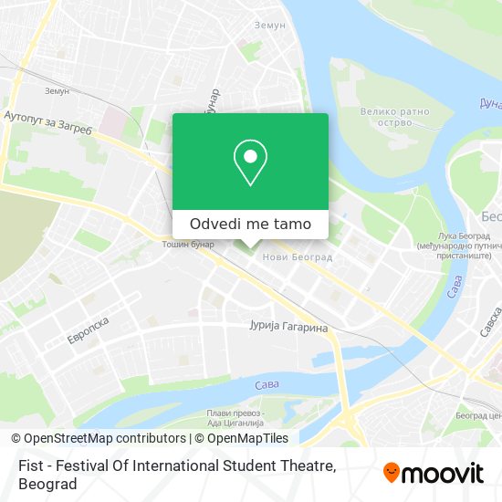 Fist - Festival Of International Student Theatre mapa