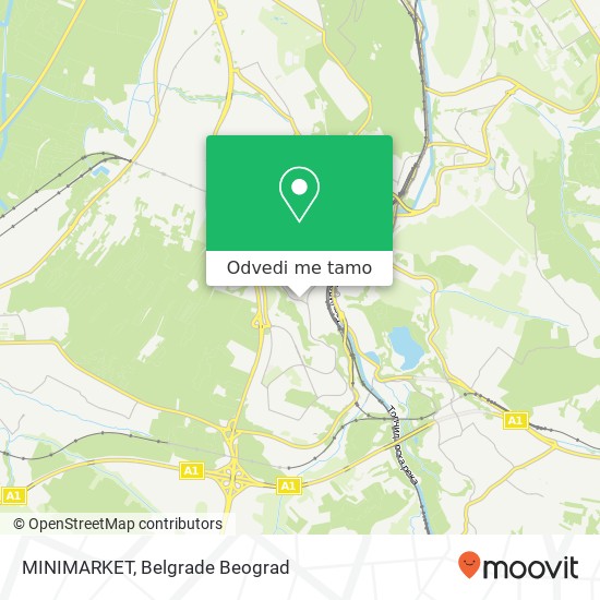 MINIMARKET mapa