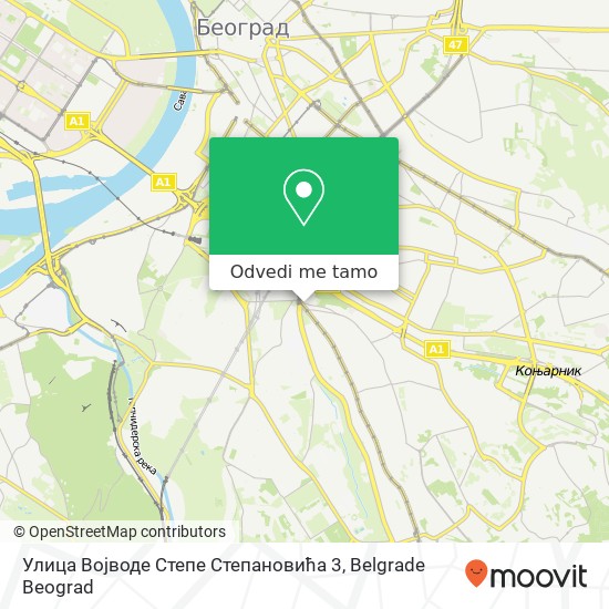 Улица Војводе Степе Степановића 3 mapa