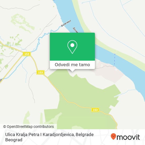 Ulica Kralja Petra I Karadjordjevica mapa