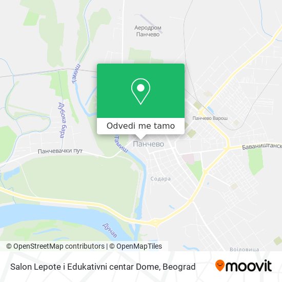 Salon Lepote i Edukativni centar Dome mapa