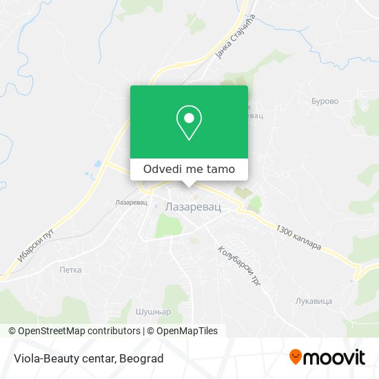 Viola-Beauty centar mapa