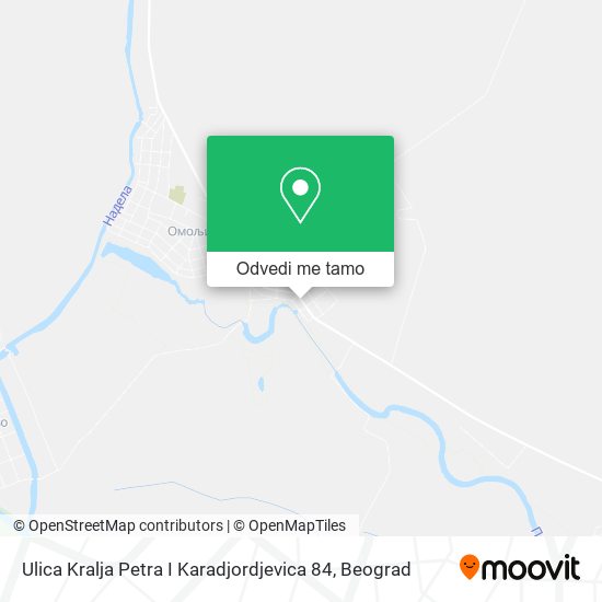 Ulica Kralja Petra I Karadjordjevica 84 mapa