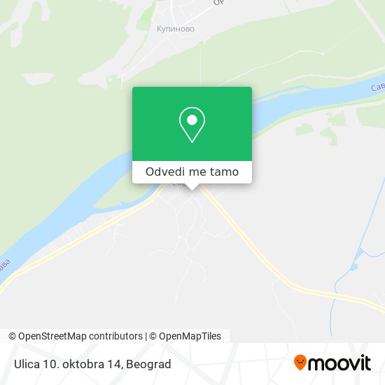 Ulica 10. oktobra 14 mapa