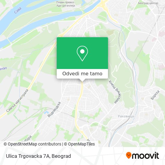 Ulica Trgovacka 7А mapa