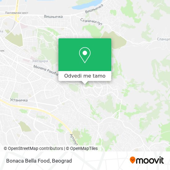 Bonaca Bella Food mapa