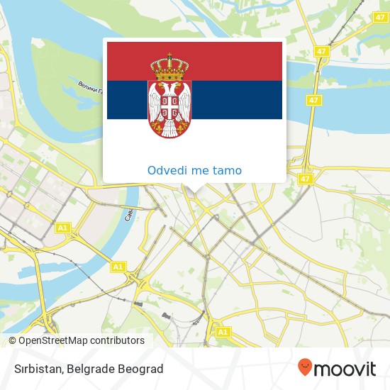 Sırbistan mapa