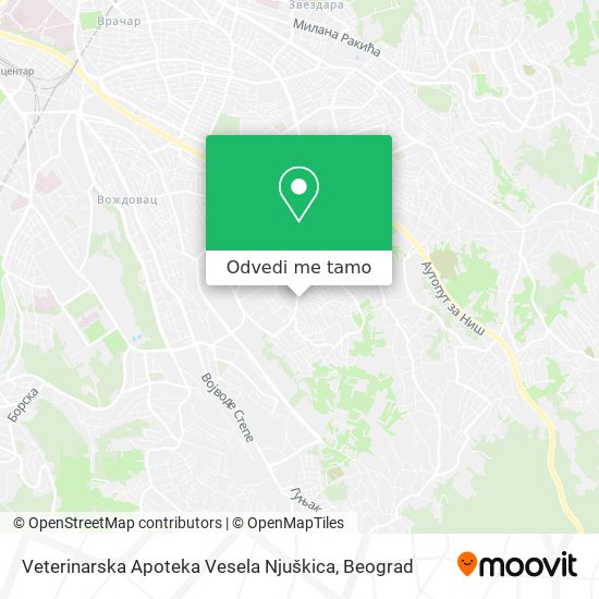 Veterinarska Apoteka Vesela Njuškica mapa